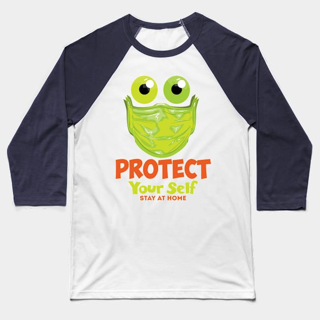 Protect yourself Baseball T-Shirt by Retasu